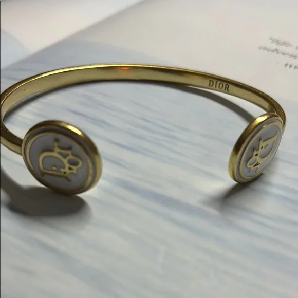 Dior Gold and White Bracelet